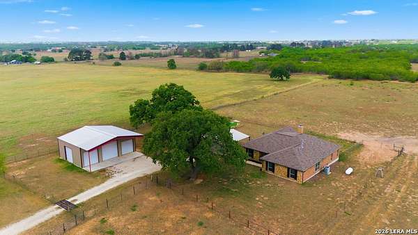 11.5 Acres of Land with Home for Sale in St. Hedwig, Texas