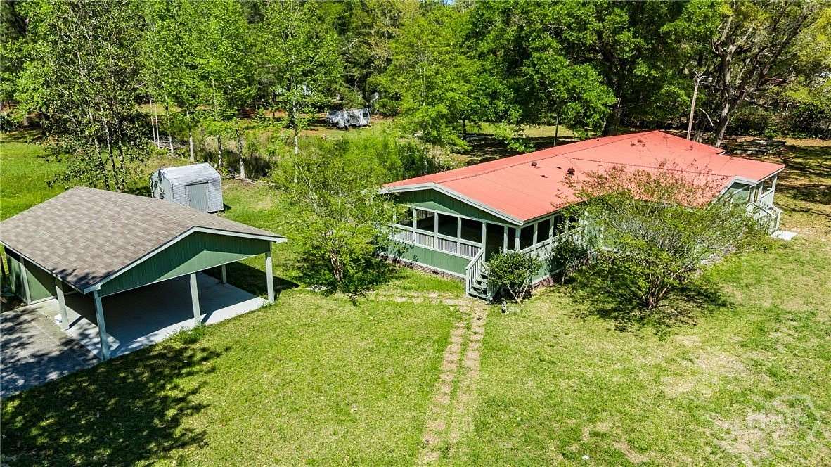 3.3 Acres of Land with Home for Sale in Ellabell, Georgia