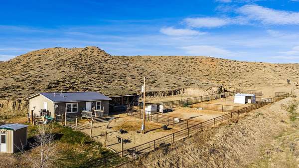 78.7 Acres of Recreational Land with Home for Sale in Kaycee, Wyoming