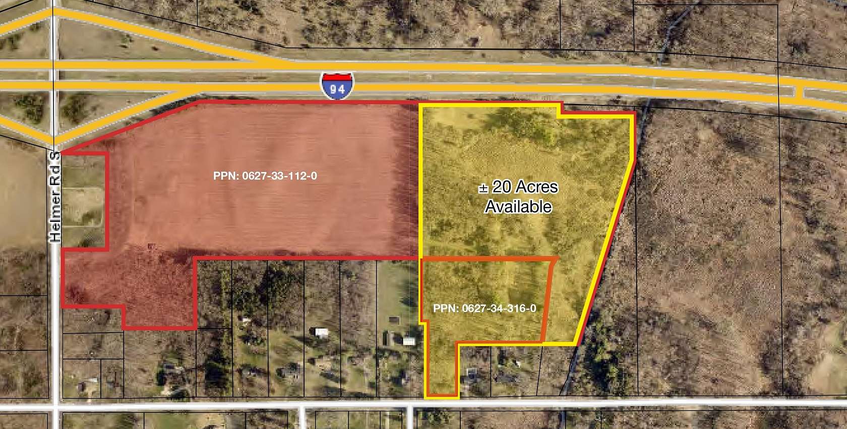 20 Acres of Land for Sale in Battle Creek, Michigan