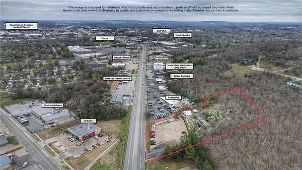 2.18 Acres of Improved Mixed-Use Land for Sale in Fayetteville, Arkansas
