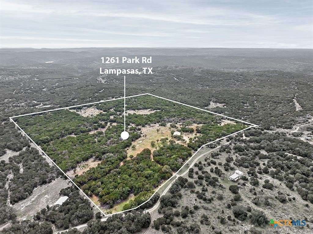 55 Acres of Land with Home for Sale in Lampasas, Texas