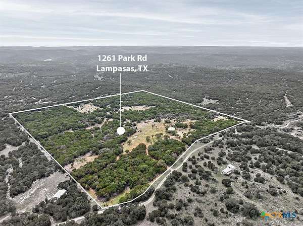 55 Acres of Land with Home for Sale in Lampasas, Texas