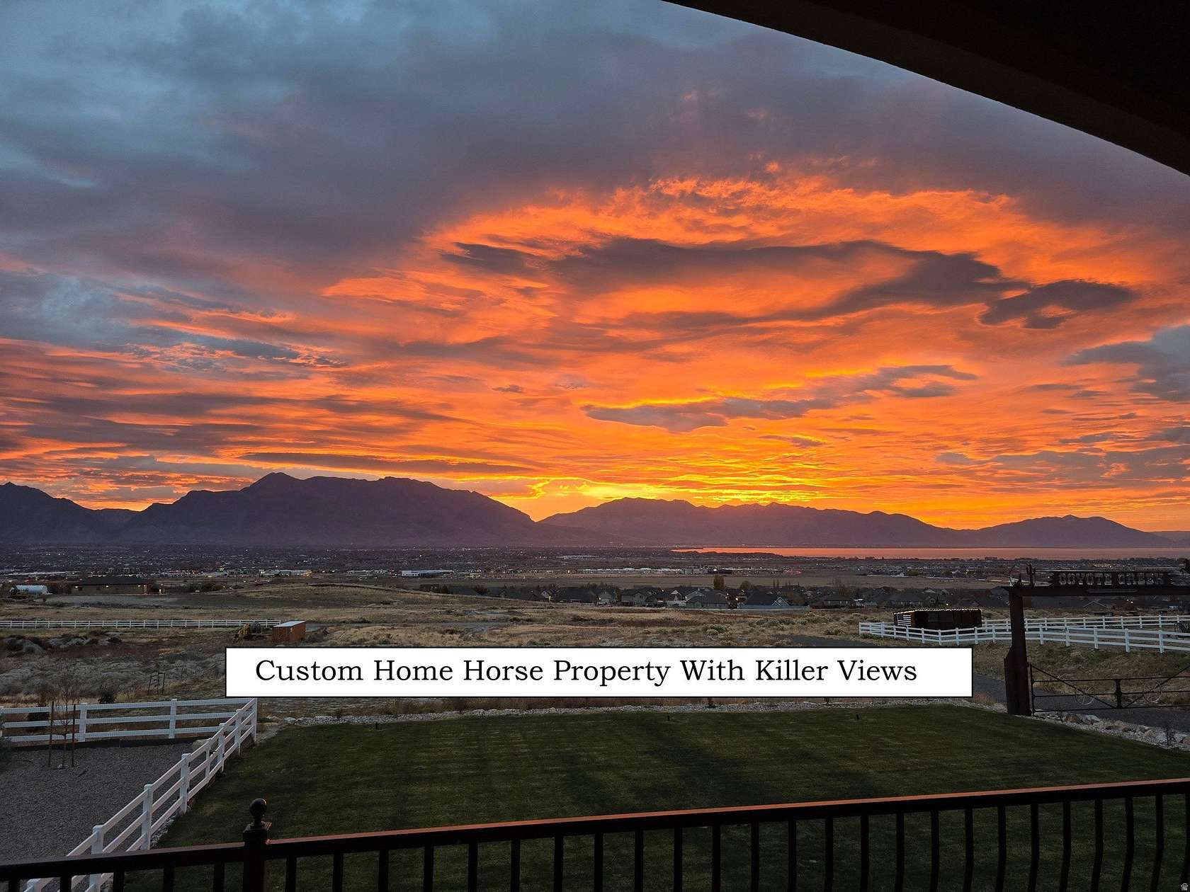 2.7 Acres of Land with Home for Sale in Saratoga Springs, Utah
