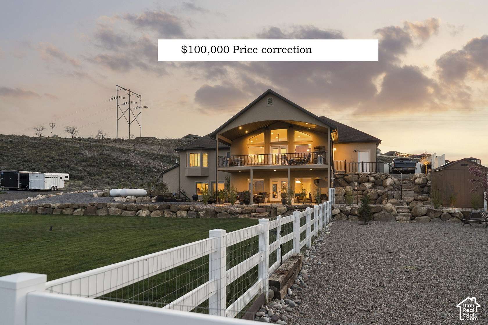 2.7 Acres of Land with Home for Sale in Saratoga Springs, Utah
