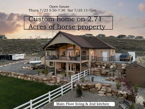 2.7 Acres of Land with Home for Sale in Saratoga Springs, Utah