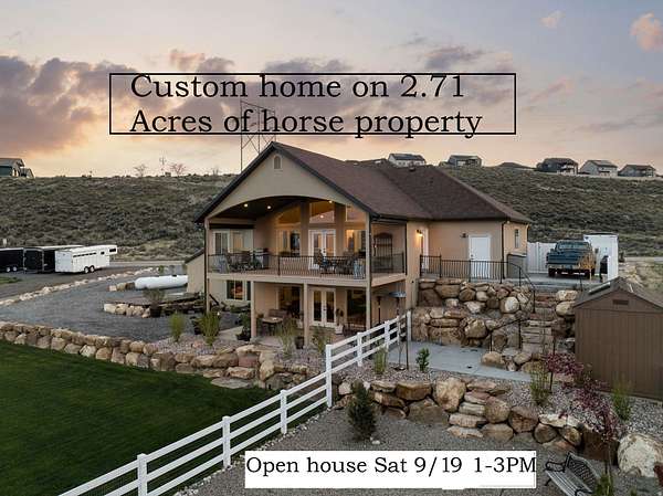 2.7 Acres of Land with Home for Sale in Saratoga Springs, Utah