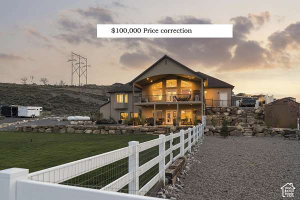 2.7 Acres of Land with Home for Sale in Saratoga Springs, Utah