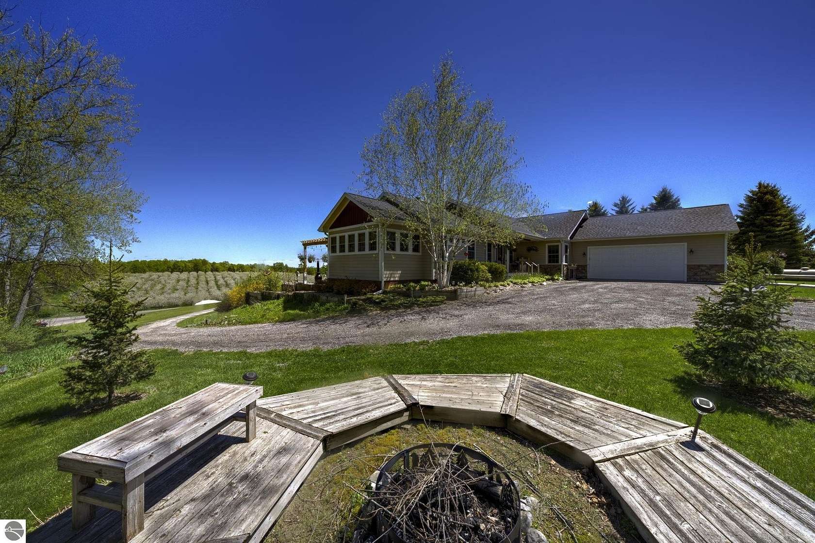 5.19 Acres of Land with Home for Sale in Suttons Bay, Michigan