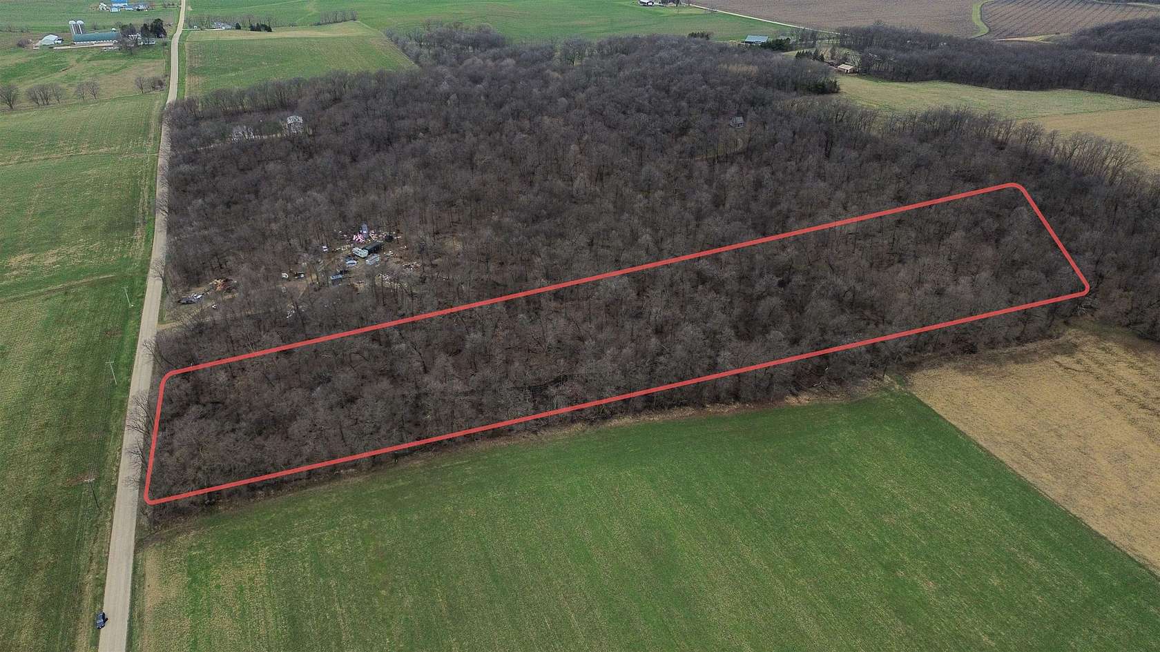 10 Acres of Recreational & Residential Land for Sale in Brodhead, Wisconsin