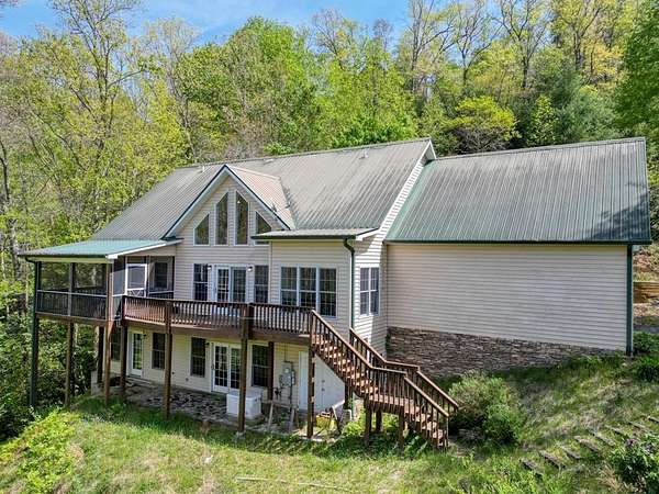 1.6 Acres of Land with Home for Sale in Hiawassee, Georgia