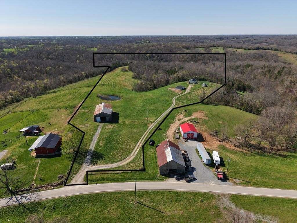 31.9 Acres of Land with Home for Sale in Mays Lick, Kentucky