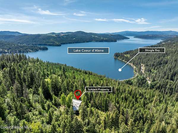 20 Acres of Recreational Land with Home for Sale in Harrison, Idaho