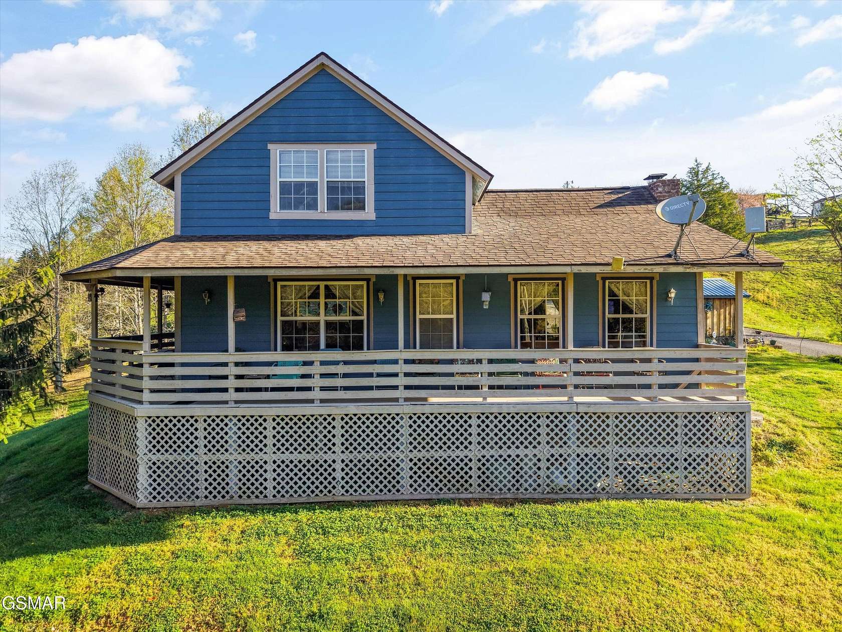 5.34 Acres of Land with Home for Sale in Dandridge, Tennessee