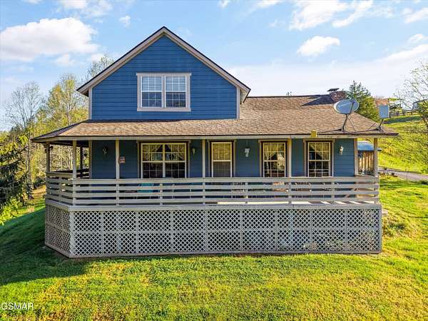 5.34 Acres of Land with Home for Sale in Dandridge, Tennessee