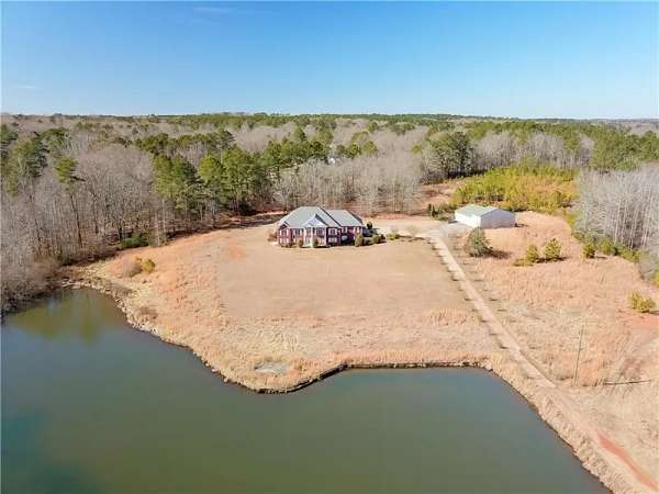 13 Acres of Recreational Land with Home for Sale in Monroe, Georgia