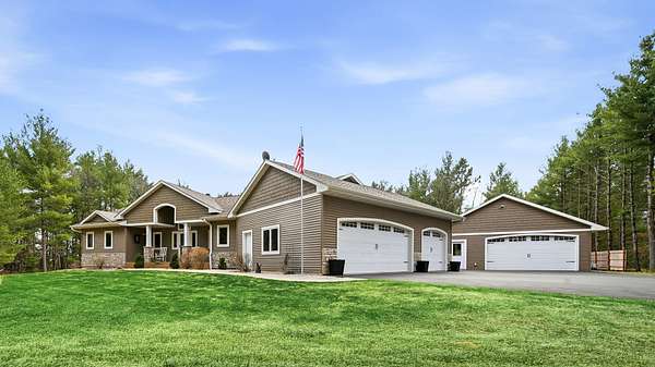 3.3 Acres of Land with Home for Sale in Eau Claire, Wisconsin