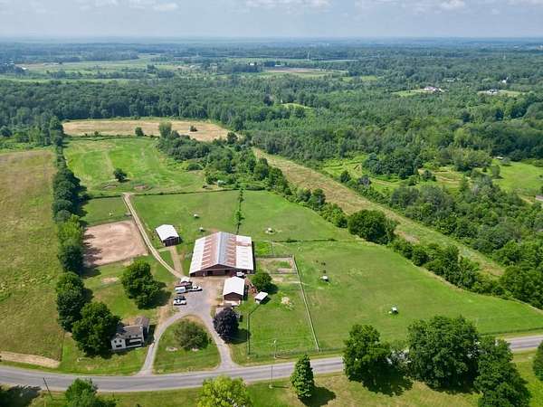 48 Acres of Agricultural Land with Home for Sale in Pennellville, New York