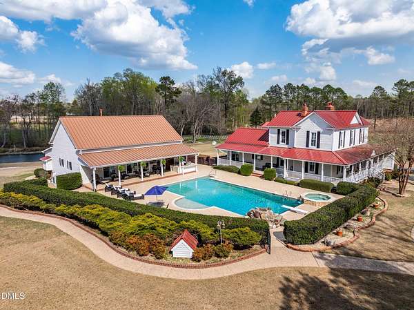 6 Acres of Land with Home for Sale in Clayton, North Carolina