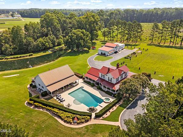 6 Acres of Land with Home for Sale in Clayton, North Carolina