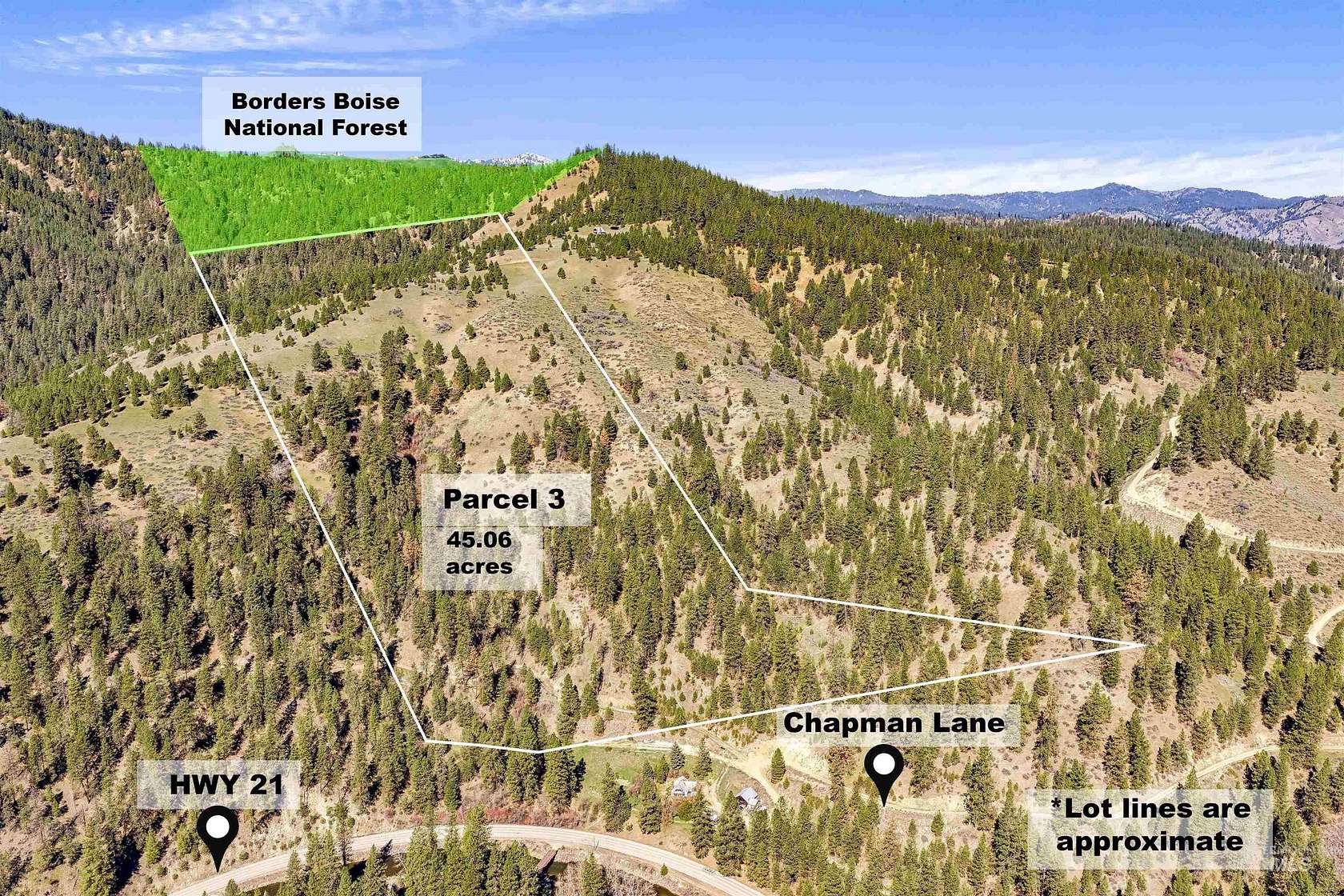 45 Acres of Recreational Land for Sale in Boise, Idaho