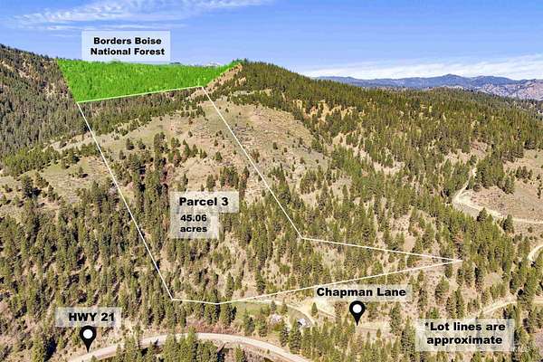45 Acres of Recreational Land for Sale in Boise, Idaho