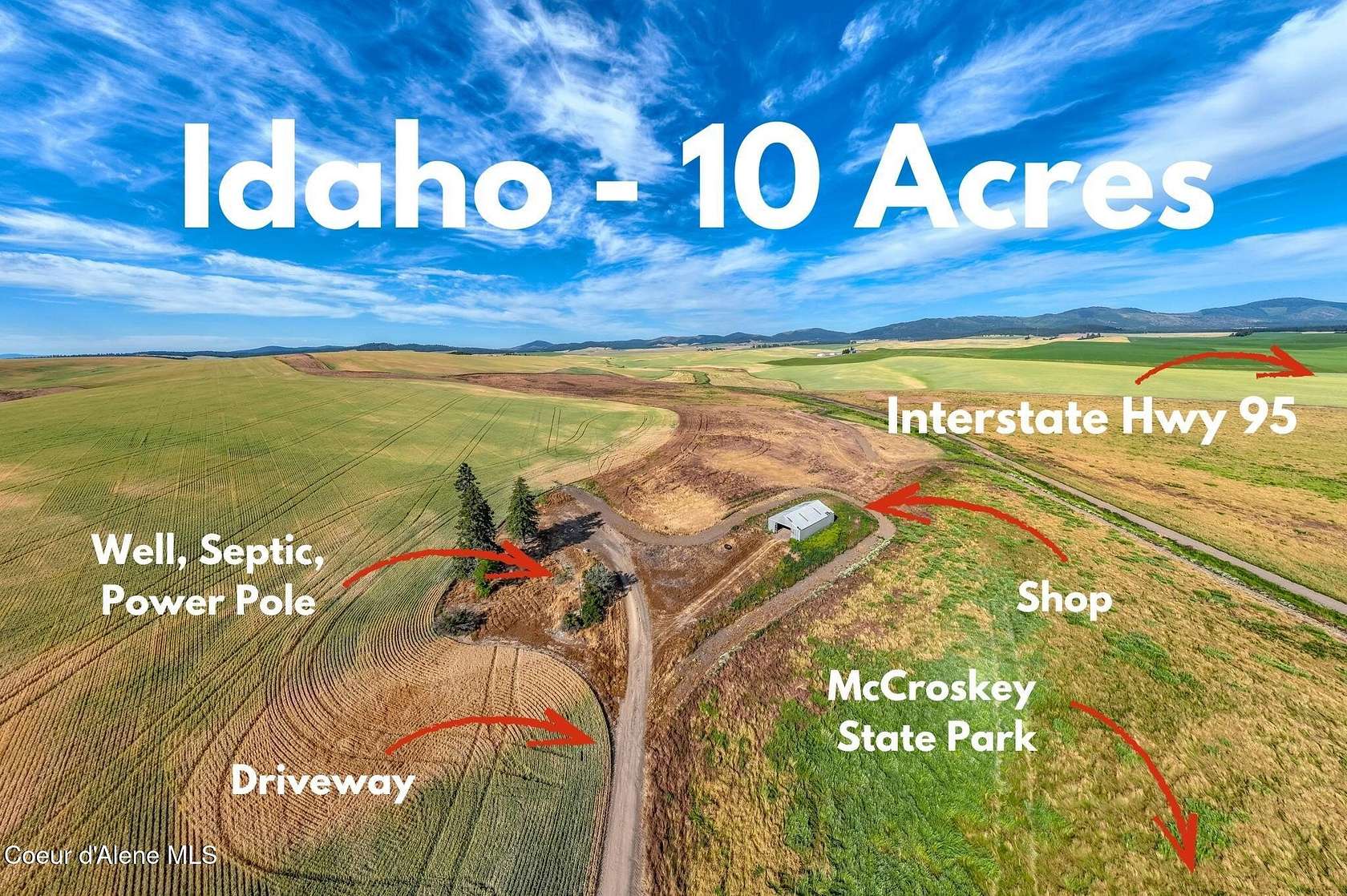 10 Acres of Land for Sale in Tensed, Idaho