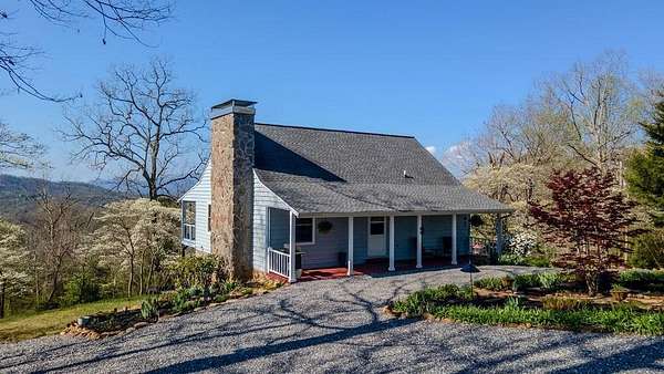 7.5 Acres of Land with Home for Sale in Franklin, North Carolina