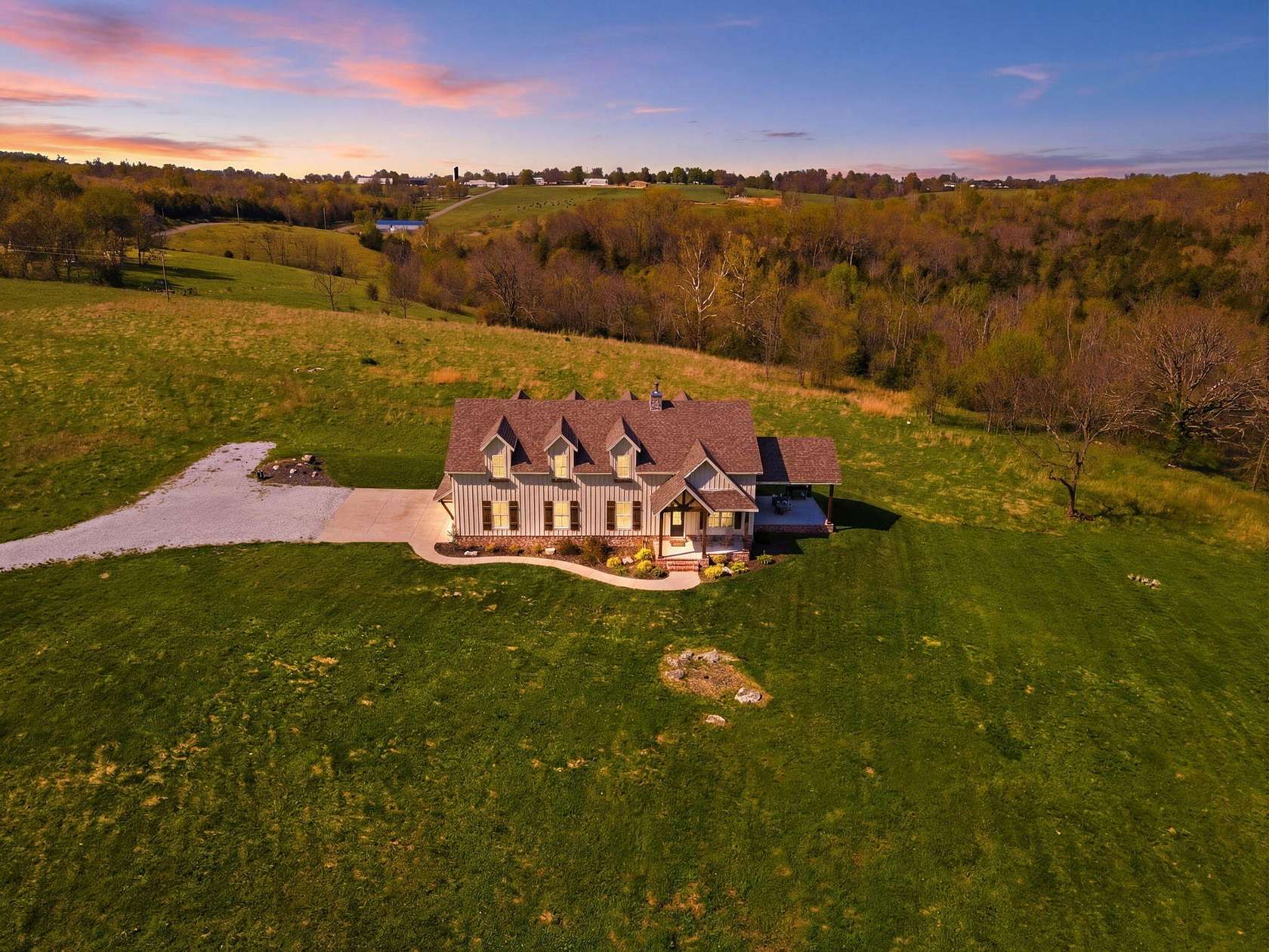 9.83 Acres of Land with Home for Sale in Brookline, Missouri