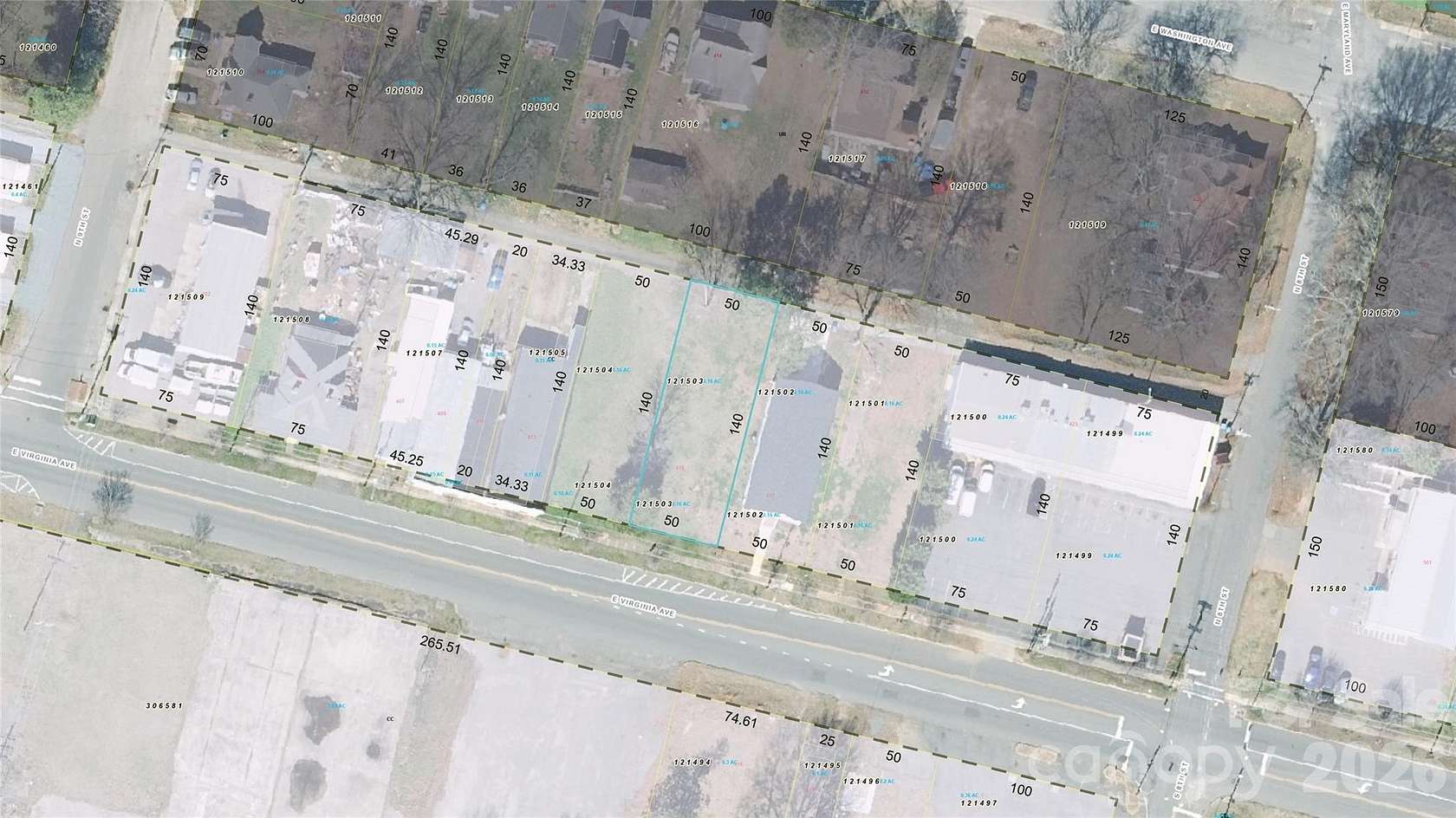 0.16 Acres of Commercial Land for Sale in Bessemer City, North Carolina