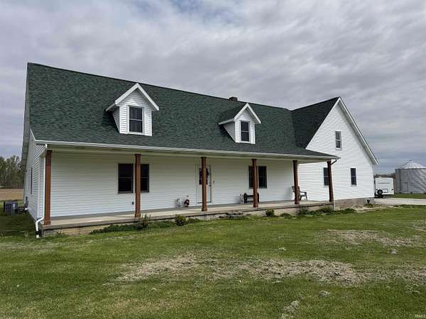 4.88 Acres of Land with Home for Sale in Otwell, Indiana