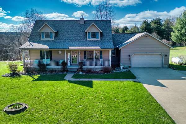 2.46 Acres of Land with Home for Sale in Wattsburg, Pennsylvania