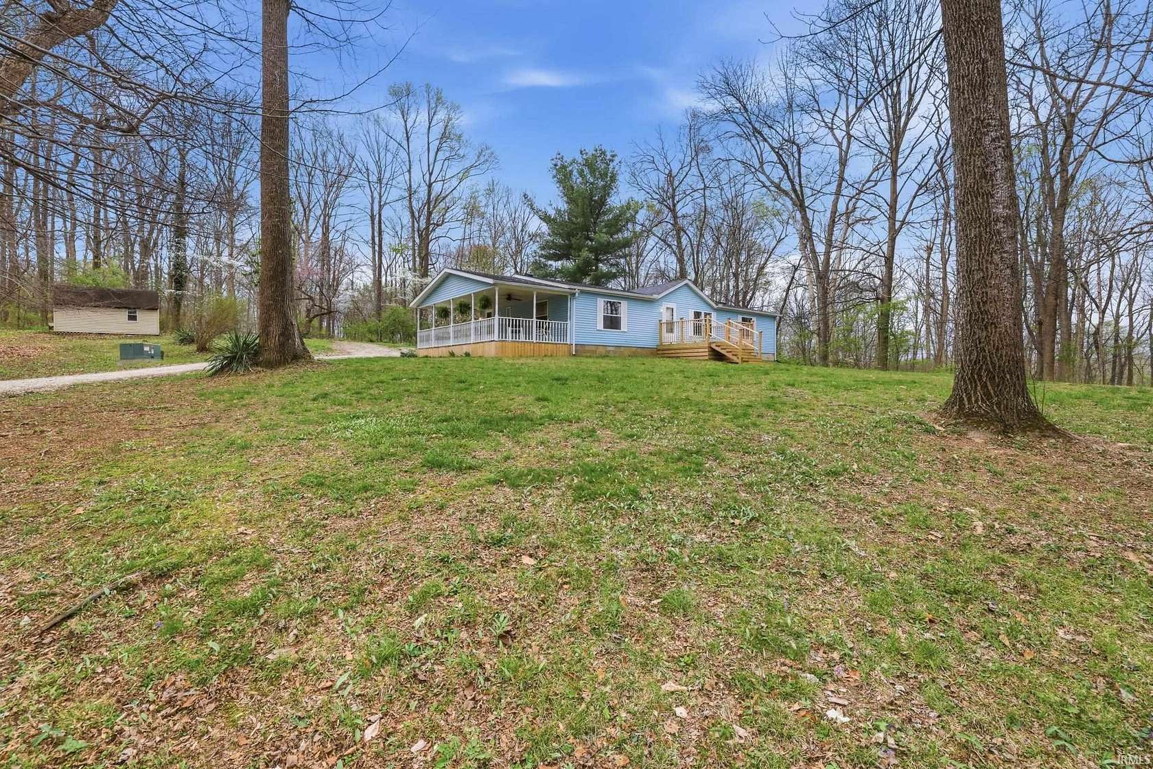 8.53 Acres of Land with Home for Sale in Ellettsville, Indiana