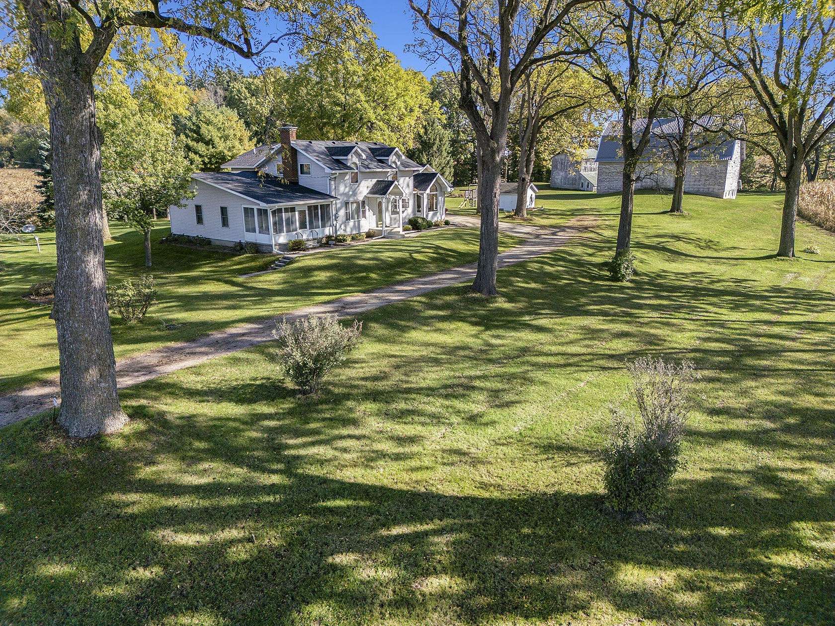 84 Acres of Land with Home for Sale in Jones, Michigan