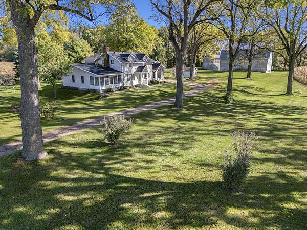 84 Acres of Land with Home for Sale in Jones, Michigan