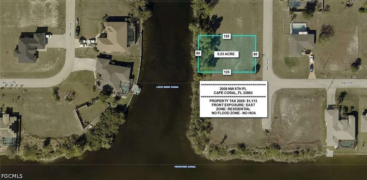0.23 Acres of Residential Land for Sale in Cape Coral, Florida