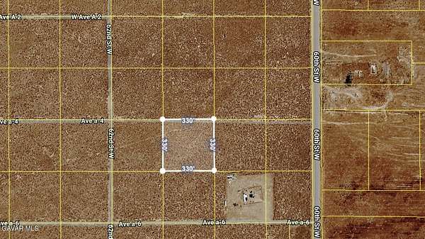 2.5 Acres of Land for Sale in Lancaster, California