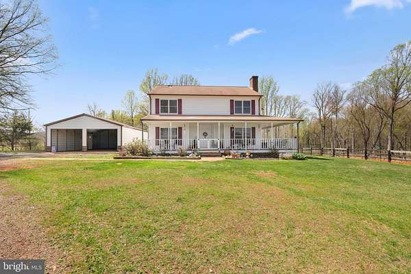 15.3 Acres of Land with Home for Sale in Gordonsville, Virginia