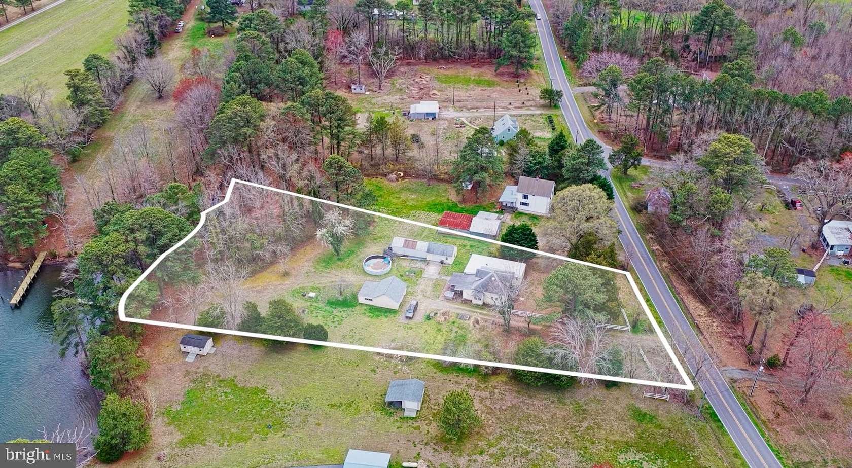 1.5 Acres of Land with Home for Sale in Reedville, Virginia