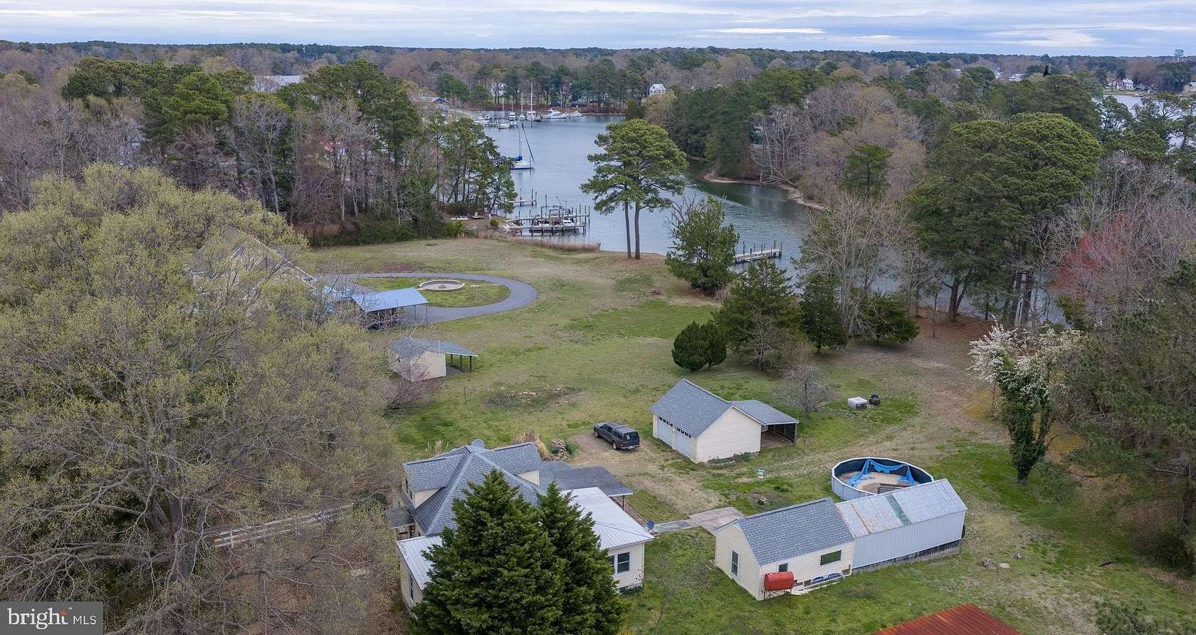 1.5 Acres of Land with Home for Sale in Reedville, Virginia