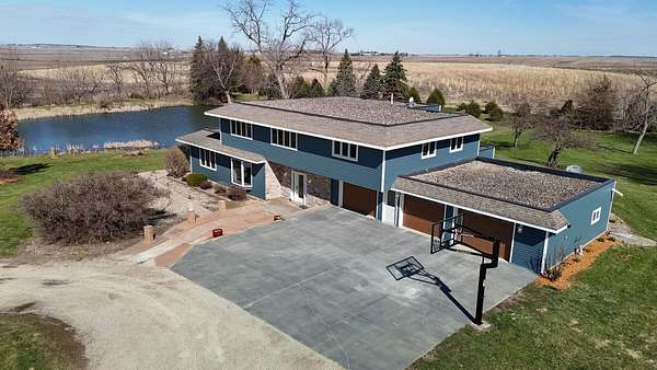 10.4 Acres of Recreational Land with Home for Sale in Parkersburg, Iowa