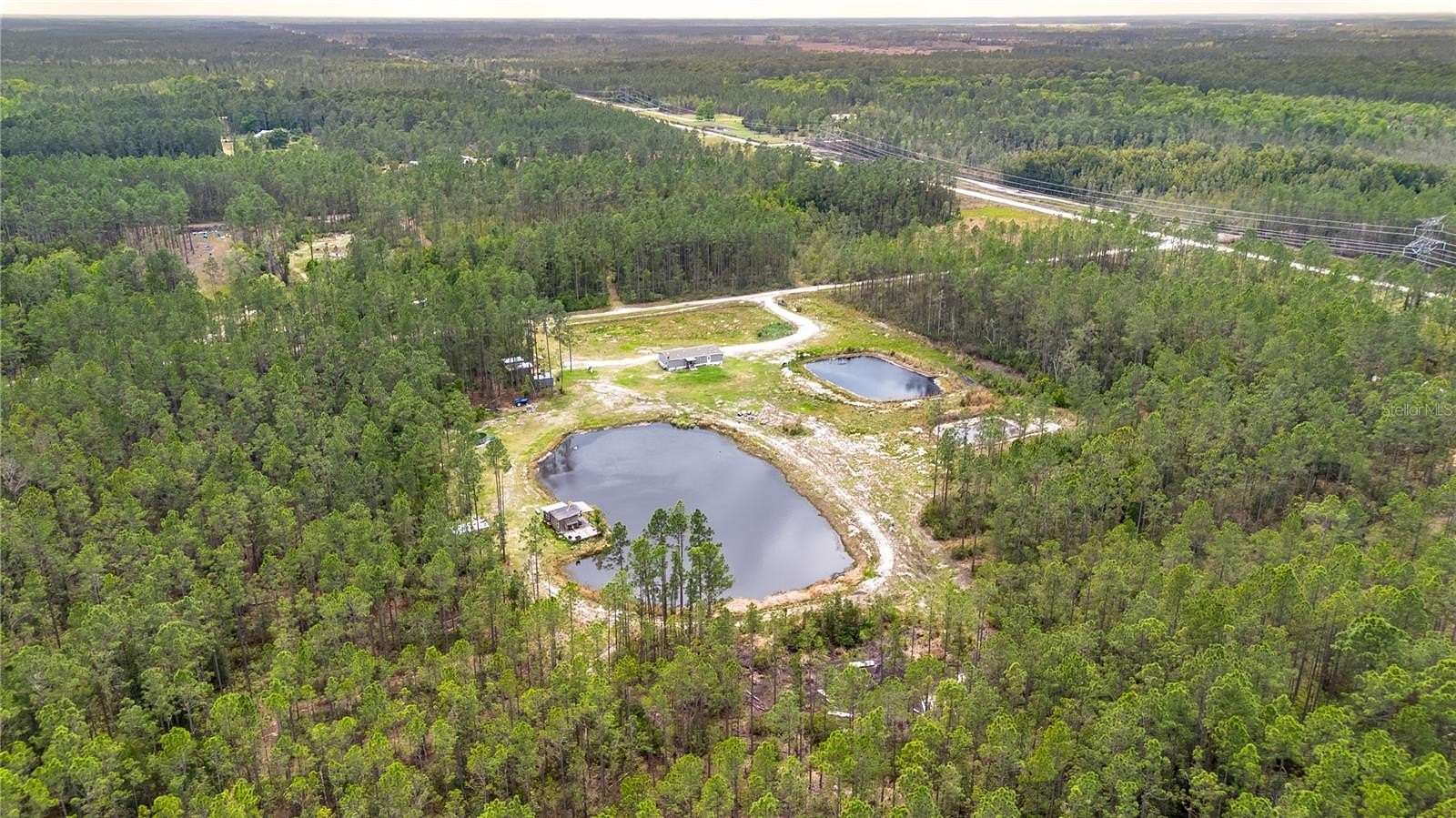 13 Acres of Land with Home for Sale in Fort McCoy, Florida