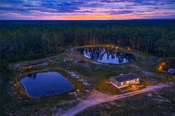13 Acres of Land with Home for Sale in Fort McCoy, Florida