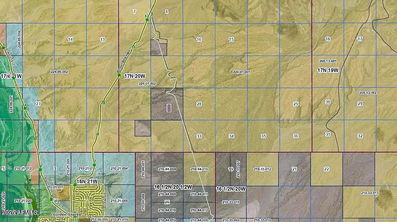 20 Acres of Mixed-Use Land for Sale in Topock, Arizona