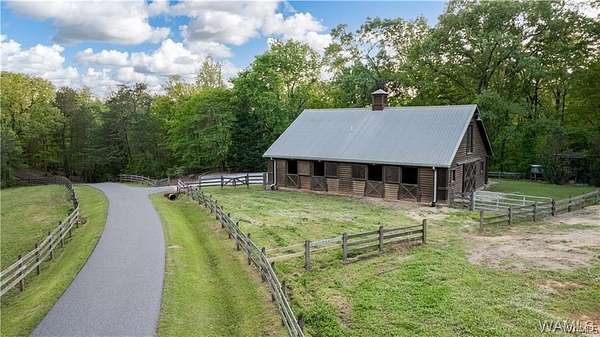 10.6 Acres of Land with Home for Sale in Tuscaloosa, Alabama