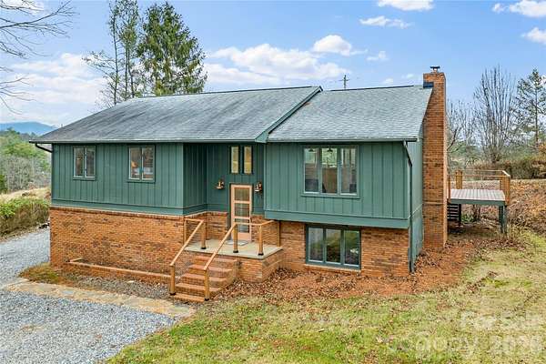 17.4 Acres of Land with Home for Sale in Leicester, North Carolina