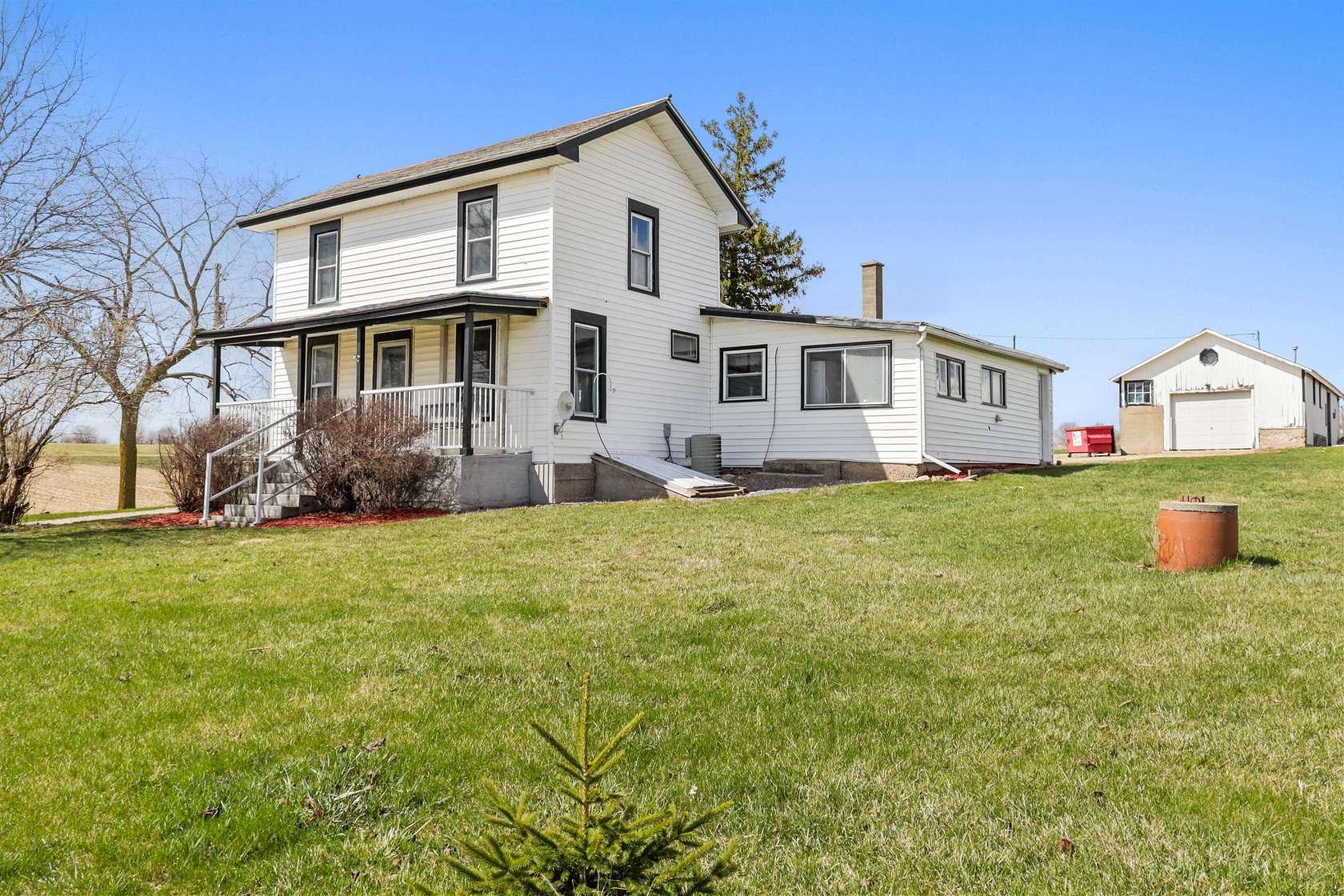 3.1 Acres of Land with Home for Sale in Evansville, Wisconsin