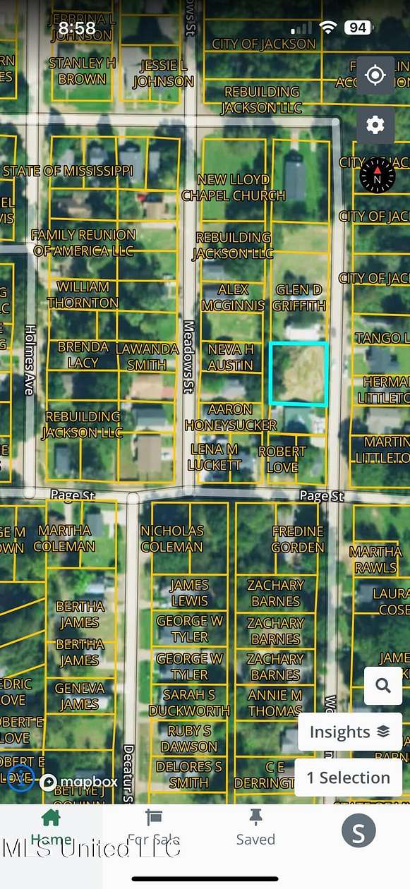 0.22 Acres of Land for Sale in Jackson, Mississippi