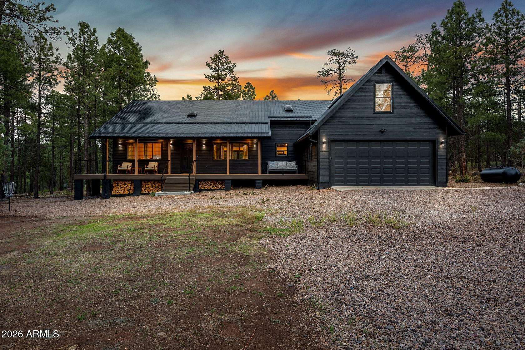 3.77 Acres of Land with Home for Sale in Lakeside, Arizona