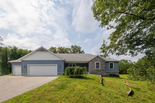 3.67 Acres of Land with Home for Sale in De Motte, Indiana